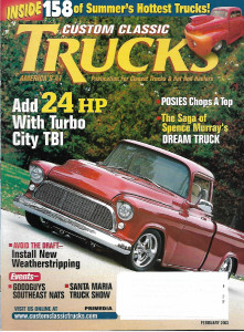 CUSTOM CLASSIC TRUCKS 2003 FEB - '57 CHEVY CAMEO, '45 PU, '46 FORD PU, '35 FORD